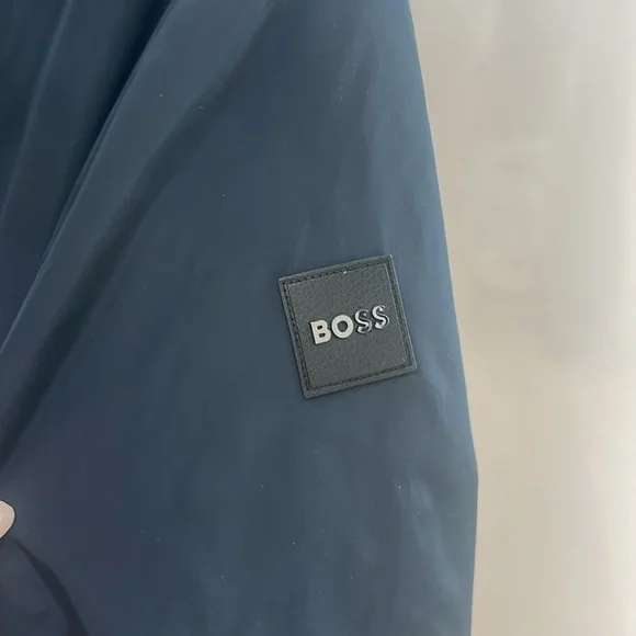 BOSS‎ Cundel Windbreaker Jacket men’s size 40R (large) navy blue